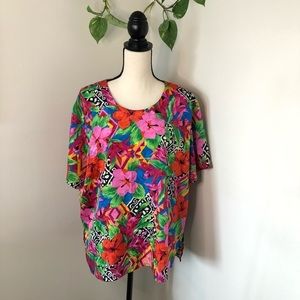 Vintage Floral Blouse